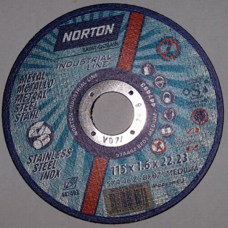 DISCO CORTE IND. LINE 115x1.6 57A 46Z BF07