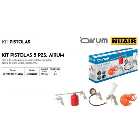 KIT AIR NEUMATICA 5 PIEZAS AIRUM