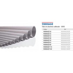 90006GR-20 / Tubo Gris para Co2 20 mm. ml./6