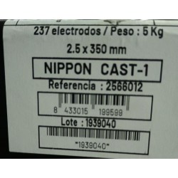 Elect. CAST-1 2.50 x 350 / 237 Un. / Kg. x 5