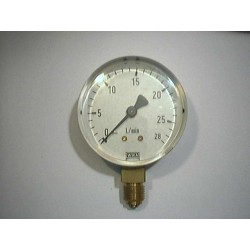 REP. MANOMETRO 1/4 Gas / 63 mm. / 0-030 L/m