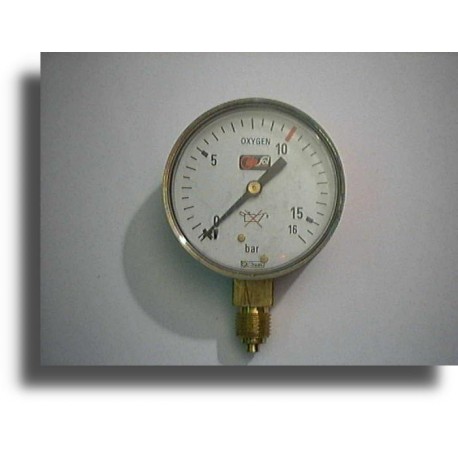 REP. MANOMETRO 1/4 / 63 mm. METALICO 0-016 Bar INE